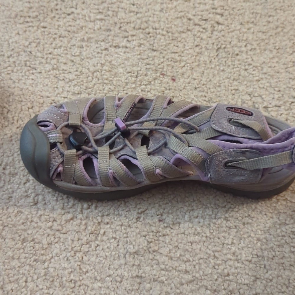 Keen Whisper Outdoor Sport Sandal Size US 7.5 Purple Waterproof Strappy - Picture 9 of 11